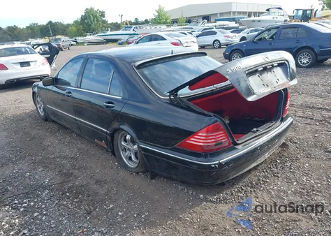 2000 Mercedes-Benz S 500 from USA, damaged, VIN WDBNG75J9YA109525